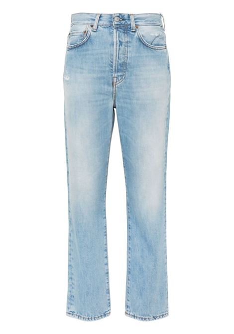 jeans a vita alta donna blu in cotone ACNE STUDIOS | A00387228